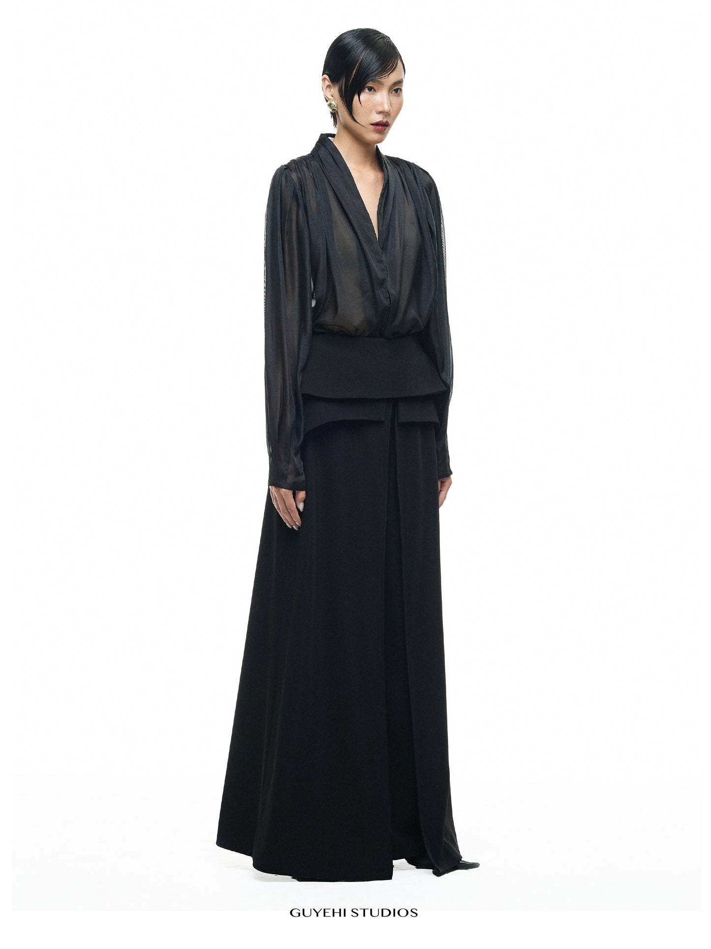 NAGARE DRAPE TOP