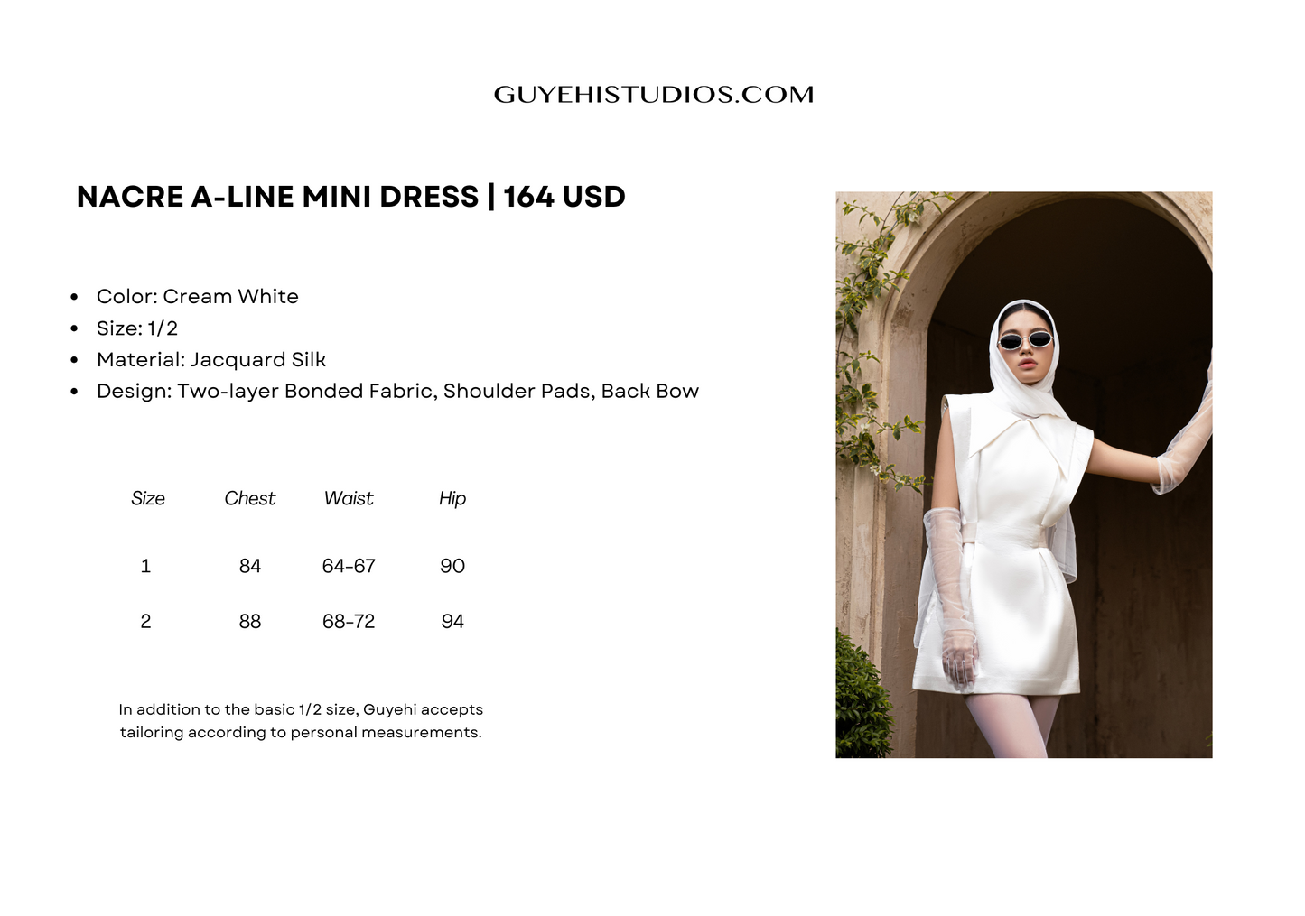 NACRE A-LINE MINI DRESS