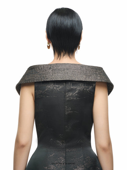 KATA COLLAR DRESS