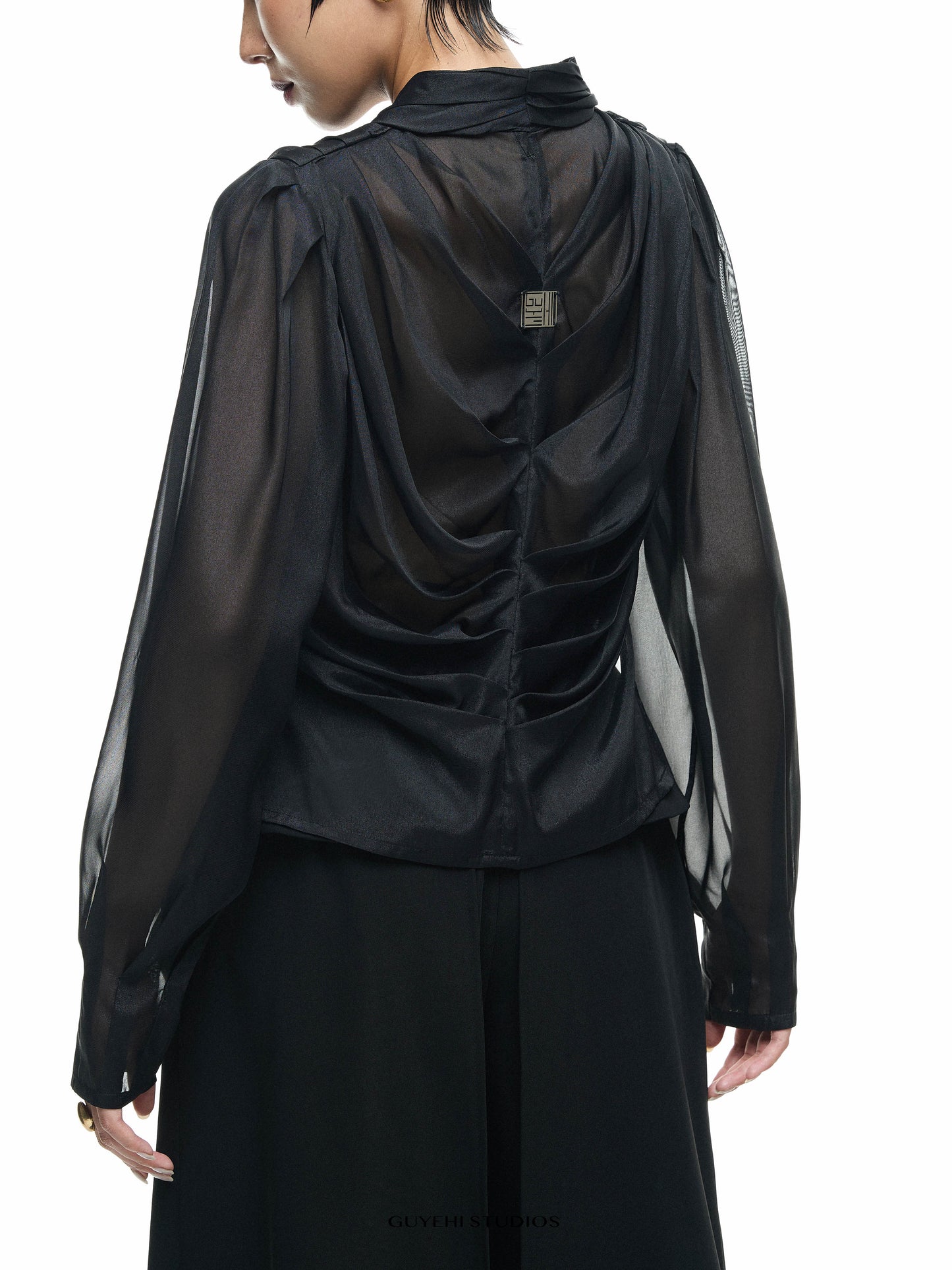 NAGARE DRAPE TOP