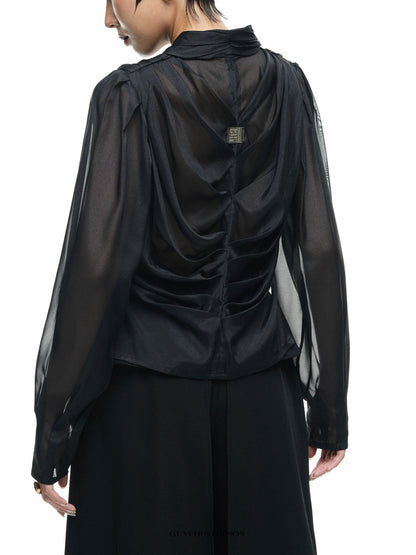 NAGARE DRAPE TOP