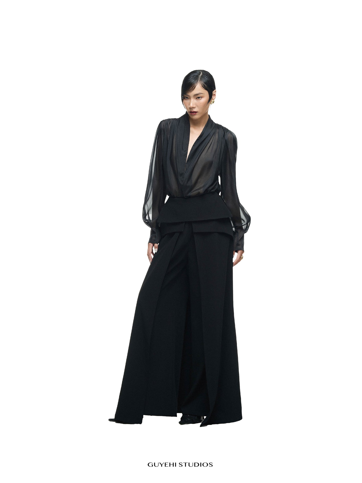 NAGARE DRAPE TOP