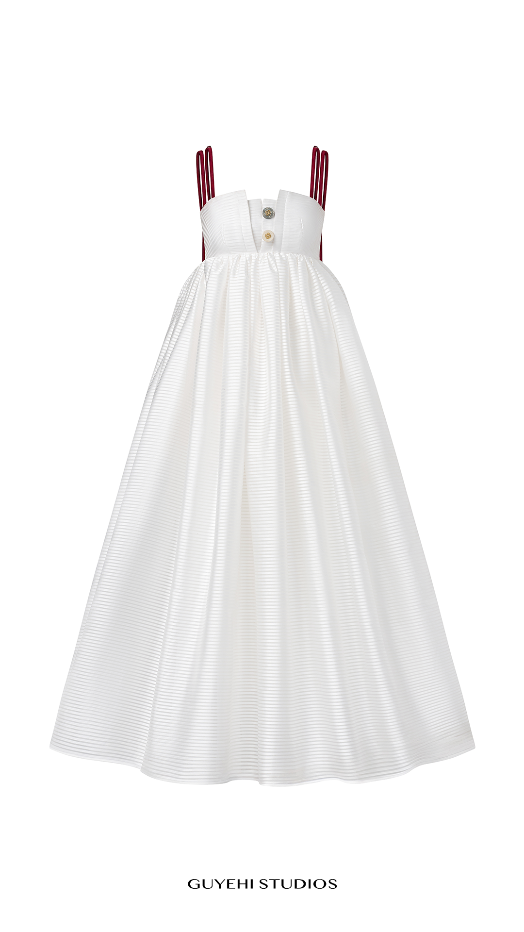 HIKARI SCARLET STRAP DRESS