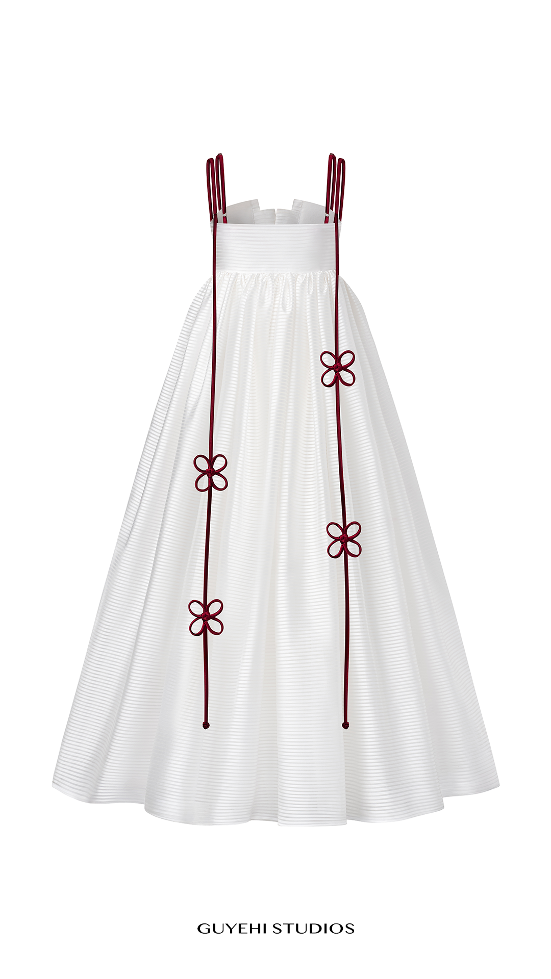 HIKARI SCARLET STRAP DRESS