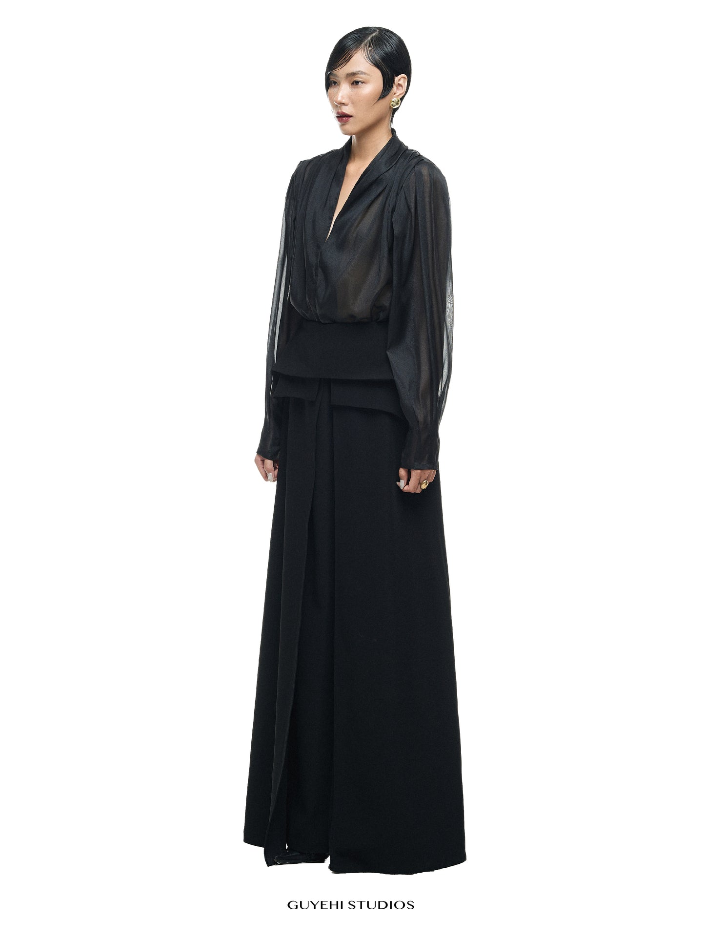 NAGARE DRAPE TOP