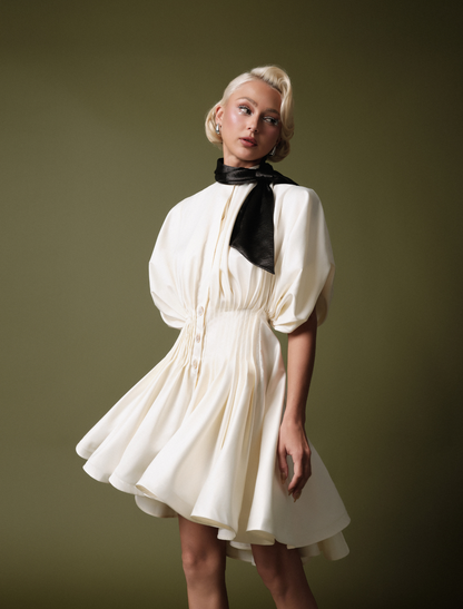 MELIS MINI DRESS - WITH BOW