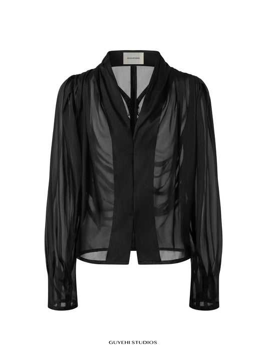 NAGARE DRAPE TOP