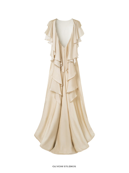 SIRAILE SCULPTURAL PLEATED DRESS - Premium Line