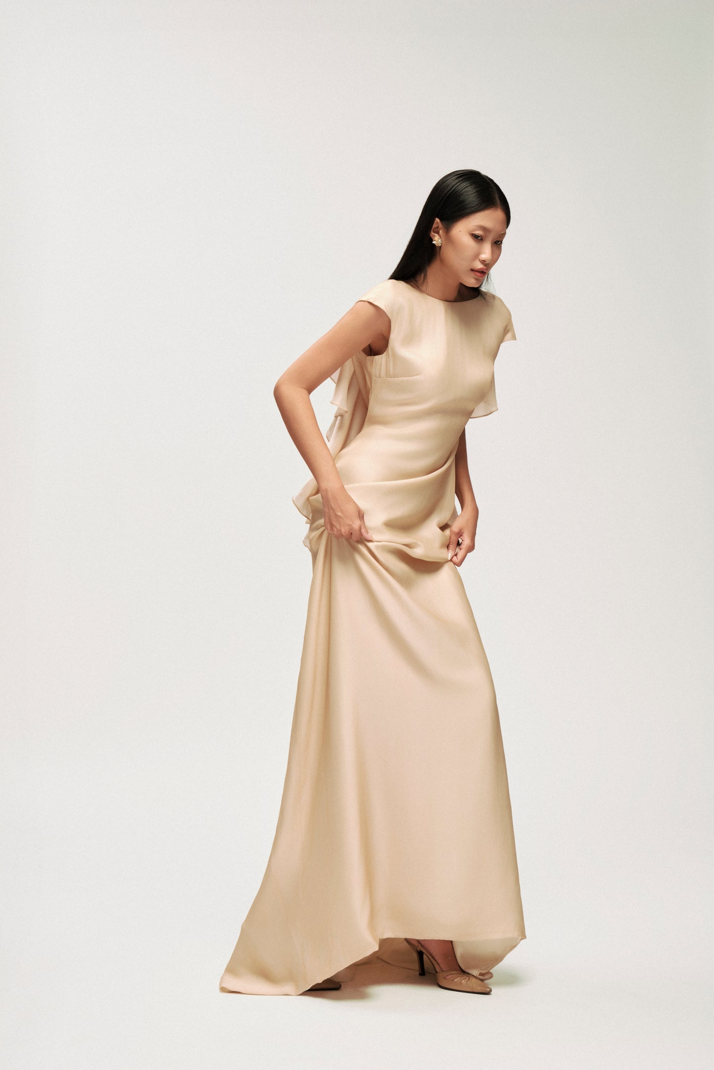 SIRAILE SCULPTURAL PLEATED DRESS - Premium Line