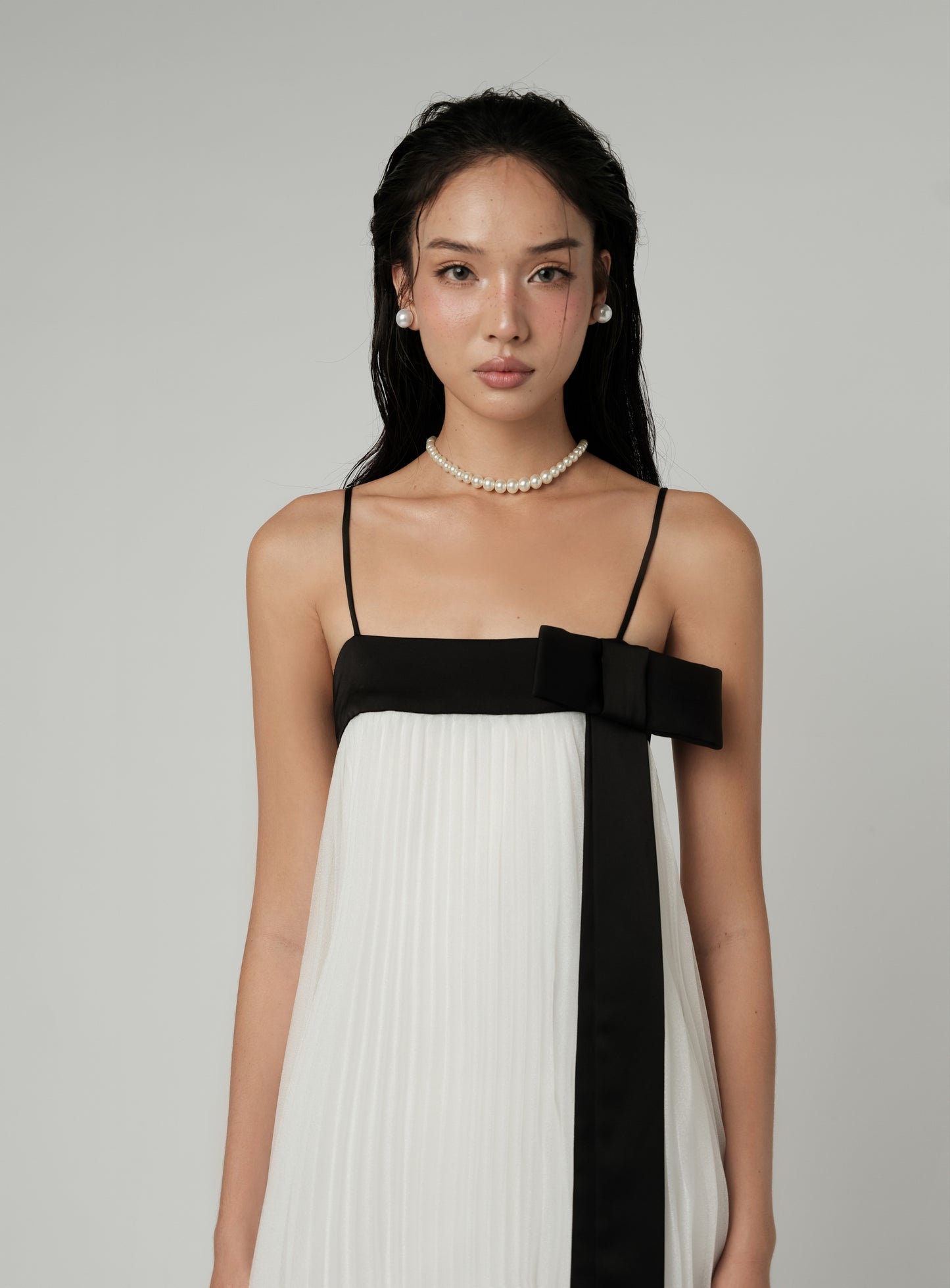 DOUX PLEATED MAXI DRESS
