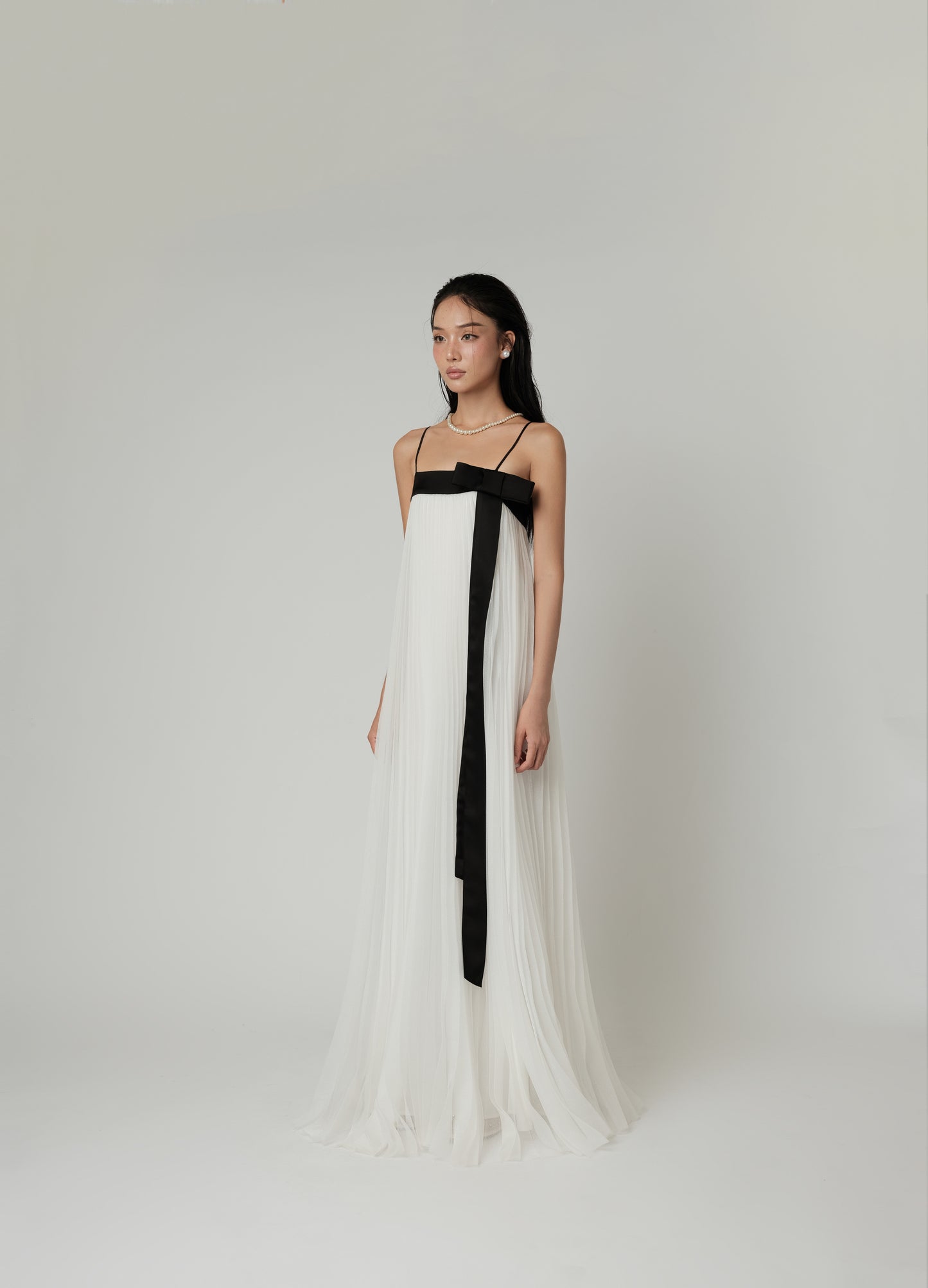 DOUX PLEATED MAXI DRESS