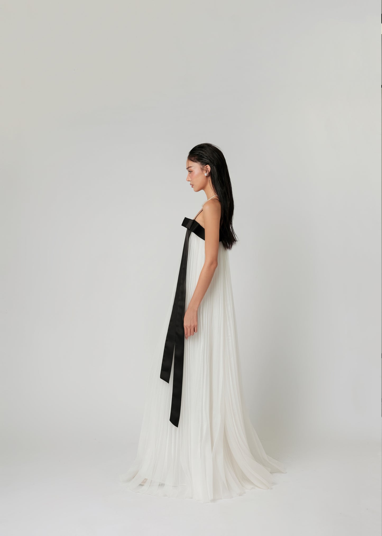 DOUX PLEATED MAXI DRESS
