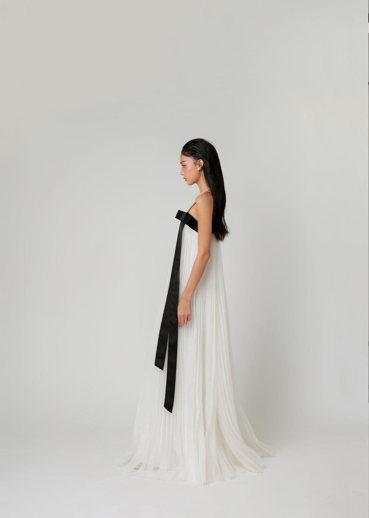 DOUX PLEATED MAXI DRESS