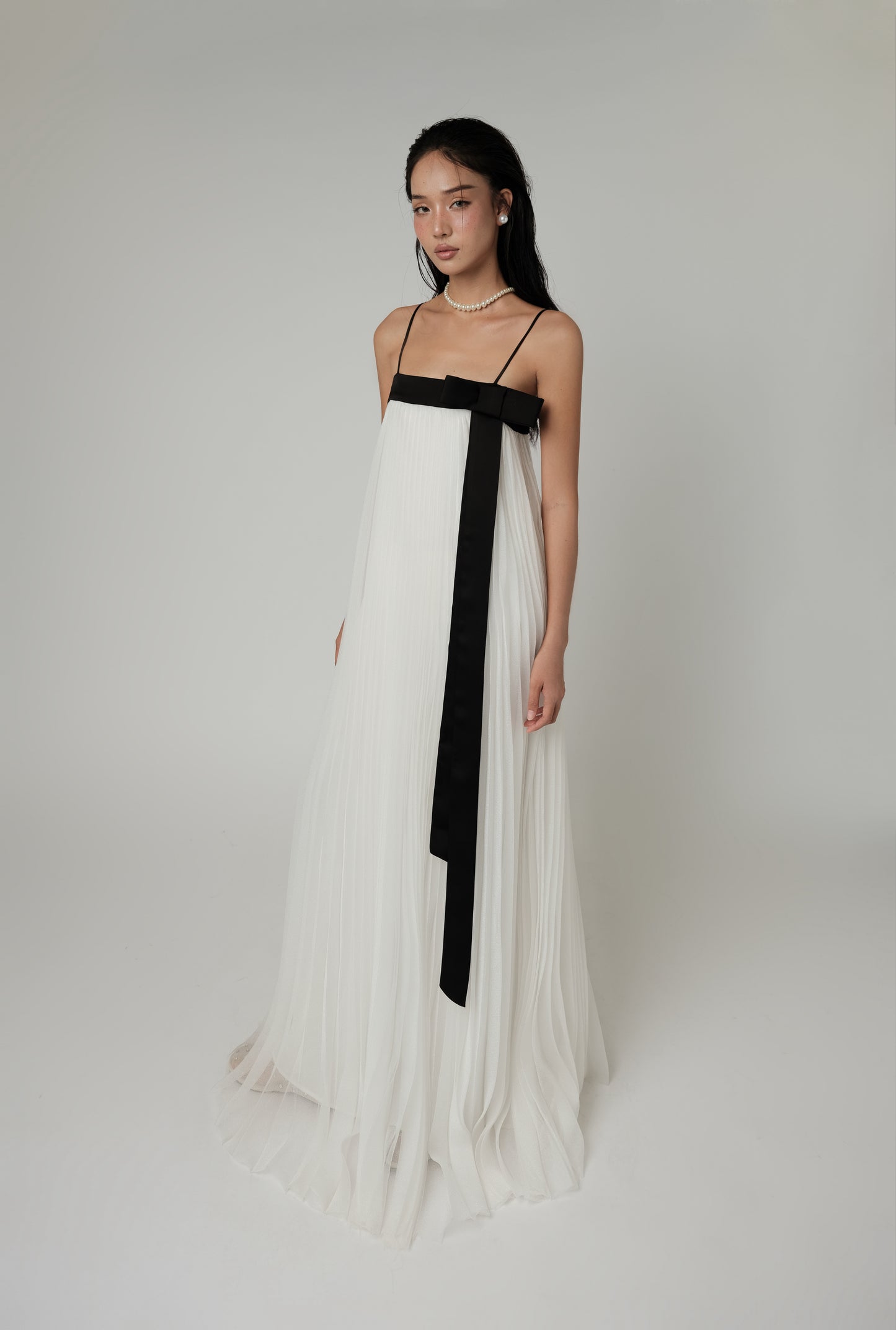 DOUX PLEATED MAXI DRESS
