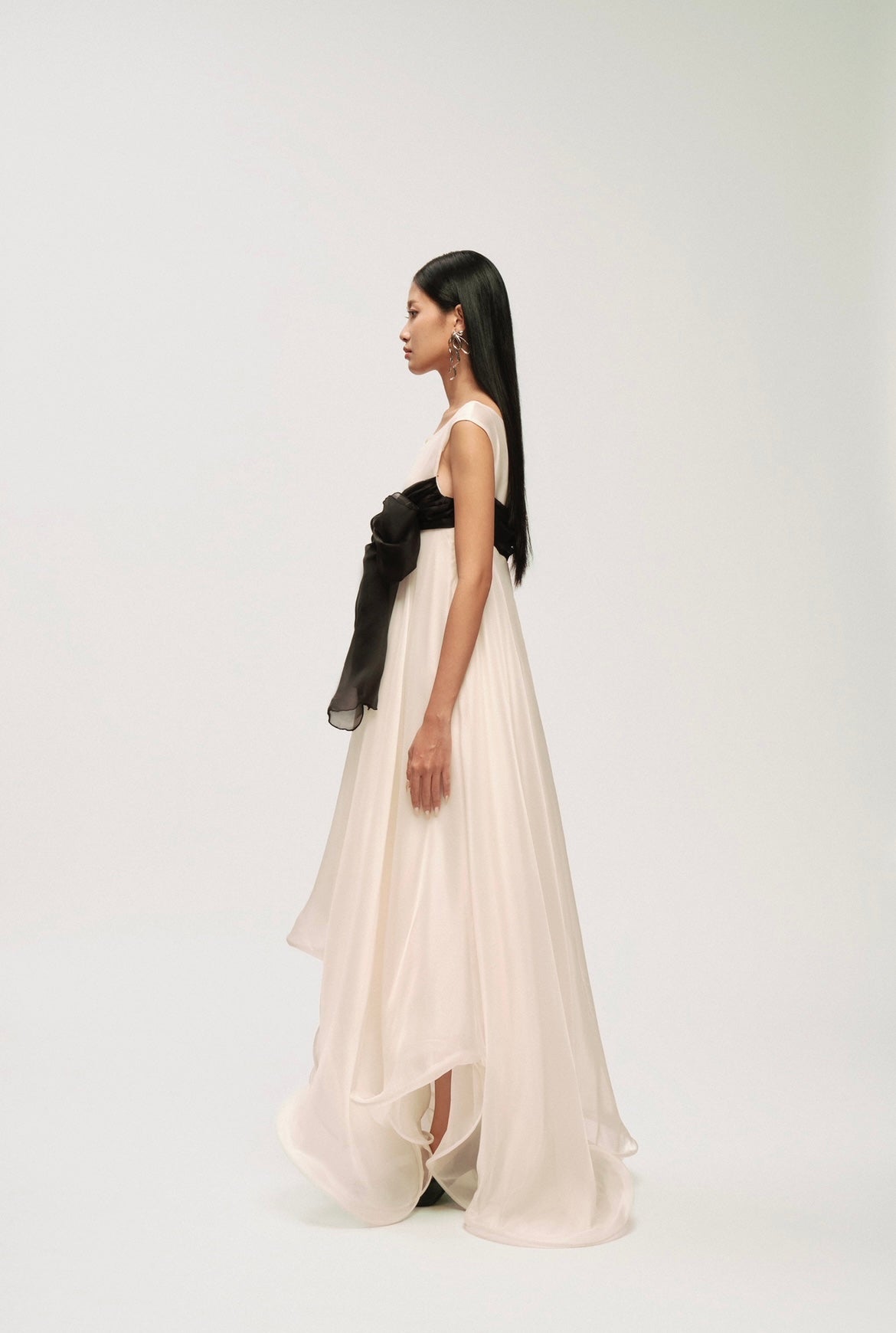 CADEAU SILK BOW GOWN DRESS - Premium Line