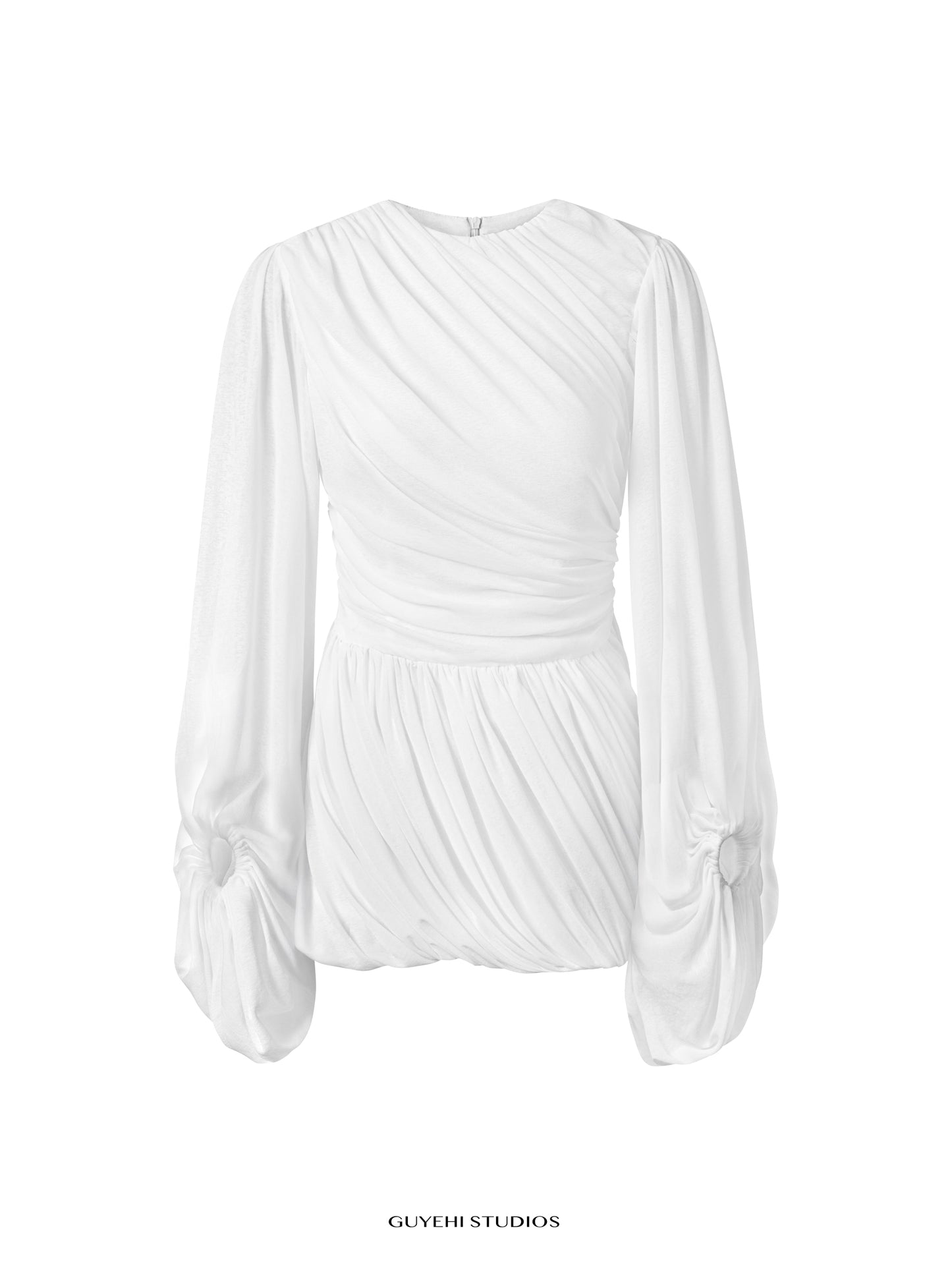 BRISA DRAPED SLEEVE MINI DRESS