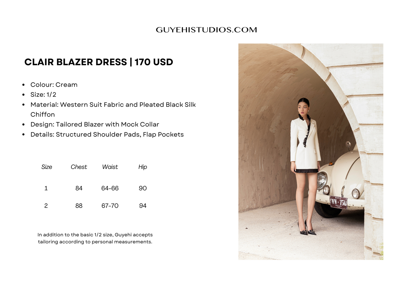 CLAIR BLAZER DRESS