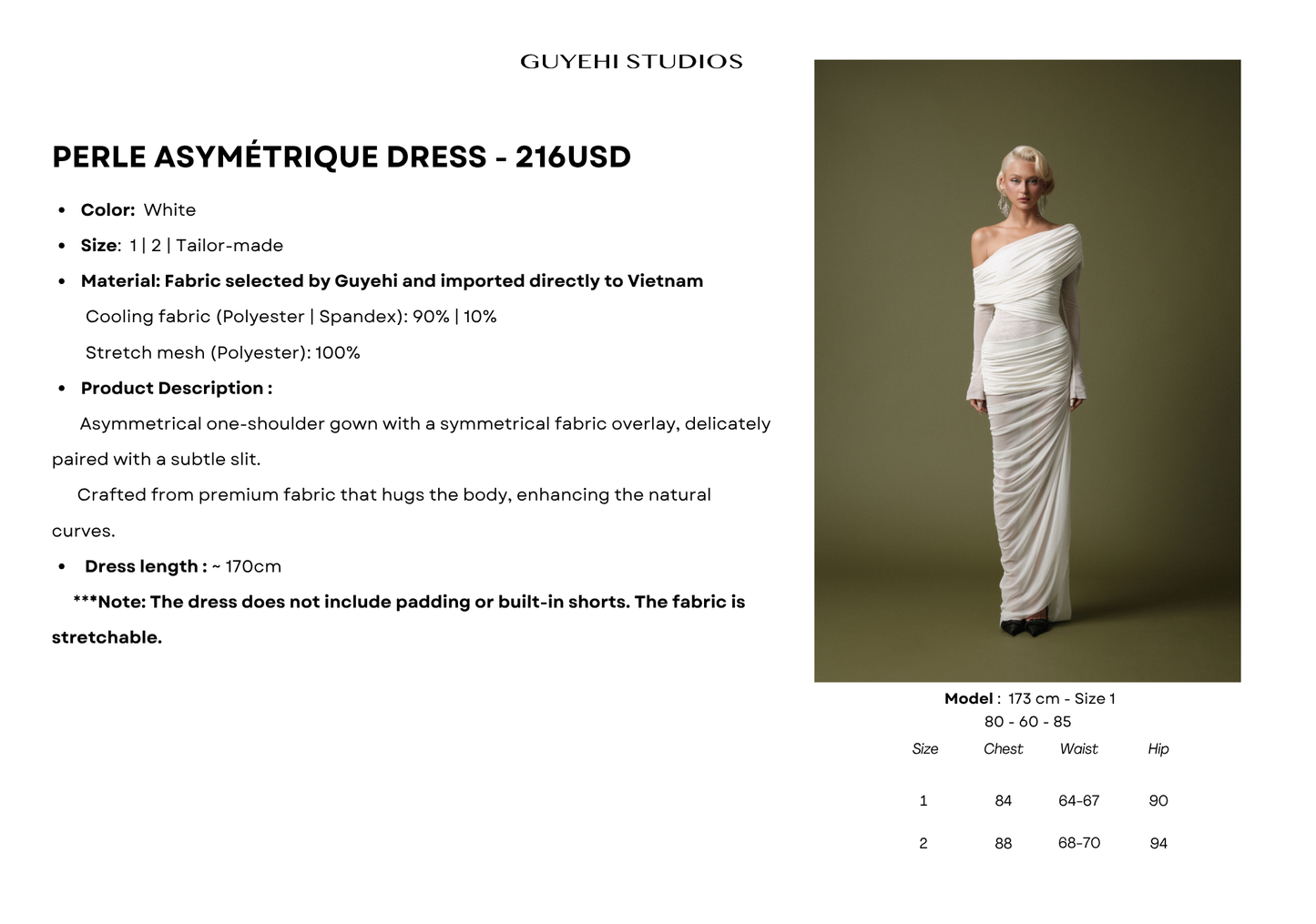 Perle Asymétrique Dress