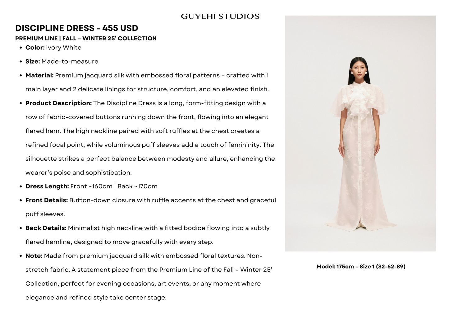 DISCIPLINE DRESS - Premium Line